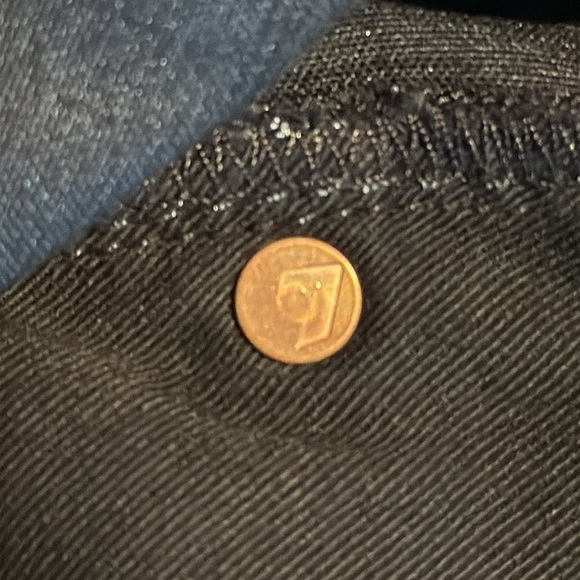 NWT 7 For All Mankind Black Corduroy Standard Jeans - Picture 12 of 14